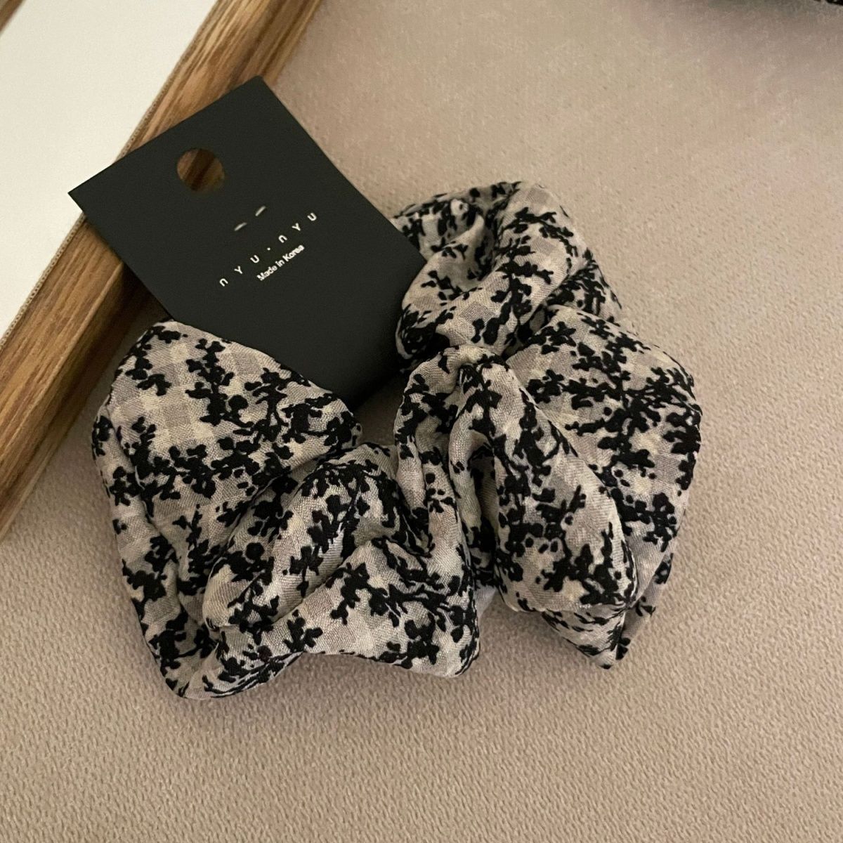 非金属布艺发饰 手工高级感轻奢大肠发圈绑头发网红发绳ins头绳女