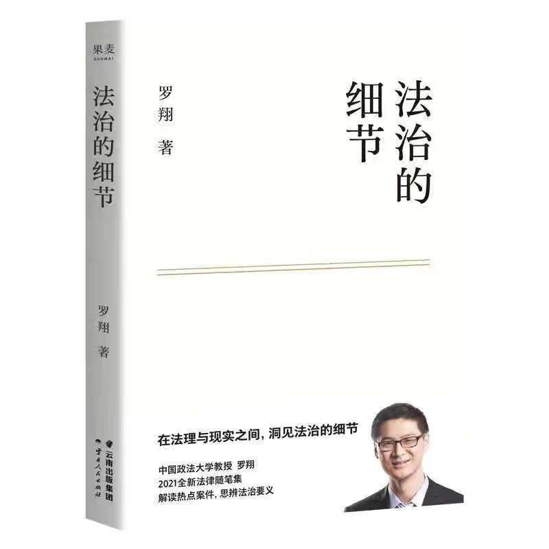 法治的细节 罗翔新作法律随笔评热点论法专业法学理念 圆圈正义