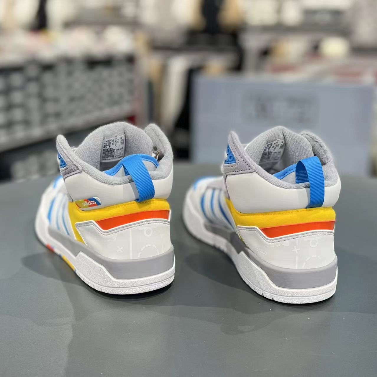 Adidas阿迪达斯NEO男女鞋2023新款100DB MID高帮运动休闲鞋GY4796