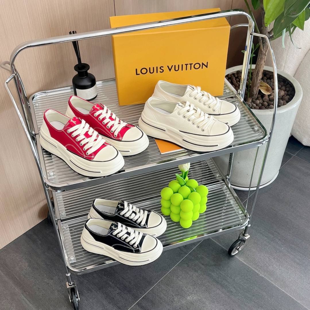 夏季低帮时尚百搭舒适帆布2023春季新款厚底圆头系带休闲鞋50159