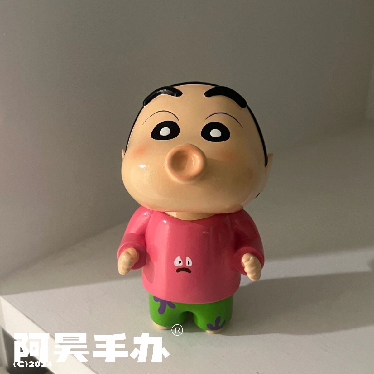 （大号嘟嘟小新）蜡笔小新嘟嘟嘴可爱礼物桌面手办装饰摆件潮玩手工
