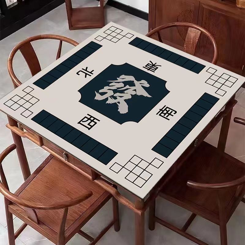 麻将桌垫消音垫耐磨防滑麻将垫柔软舒适创意耐用裁剪绒面绒毛