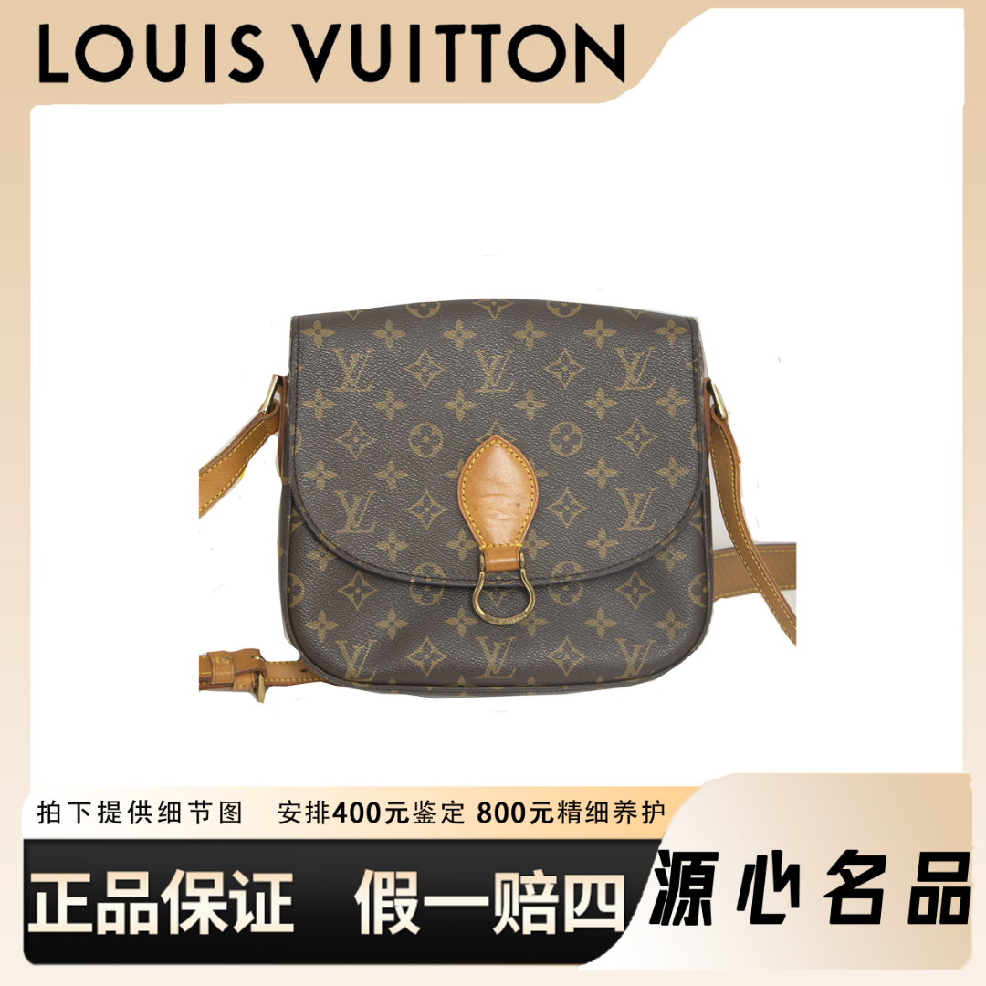 99新 LouisVuitton/路易威登 安琳专属 Lv大号马蹄包/斜挎包