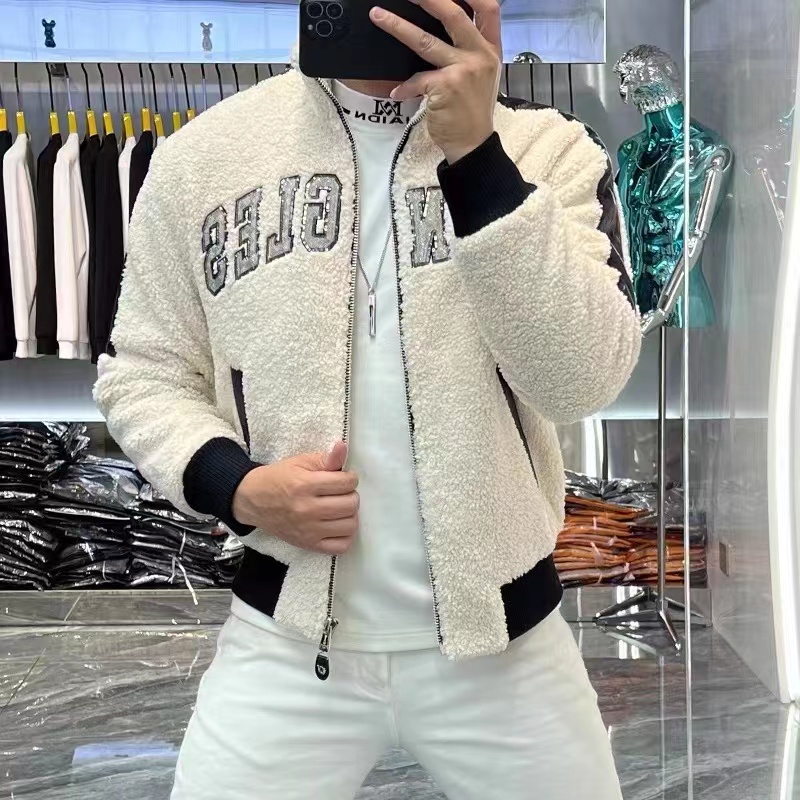 2J9626冬季男士颗粒绒外套