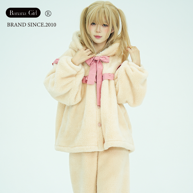 BananaGirl【玉桂狗】三哩欧系列家居服套装可外穿DA102871