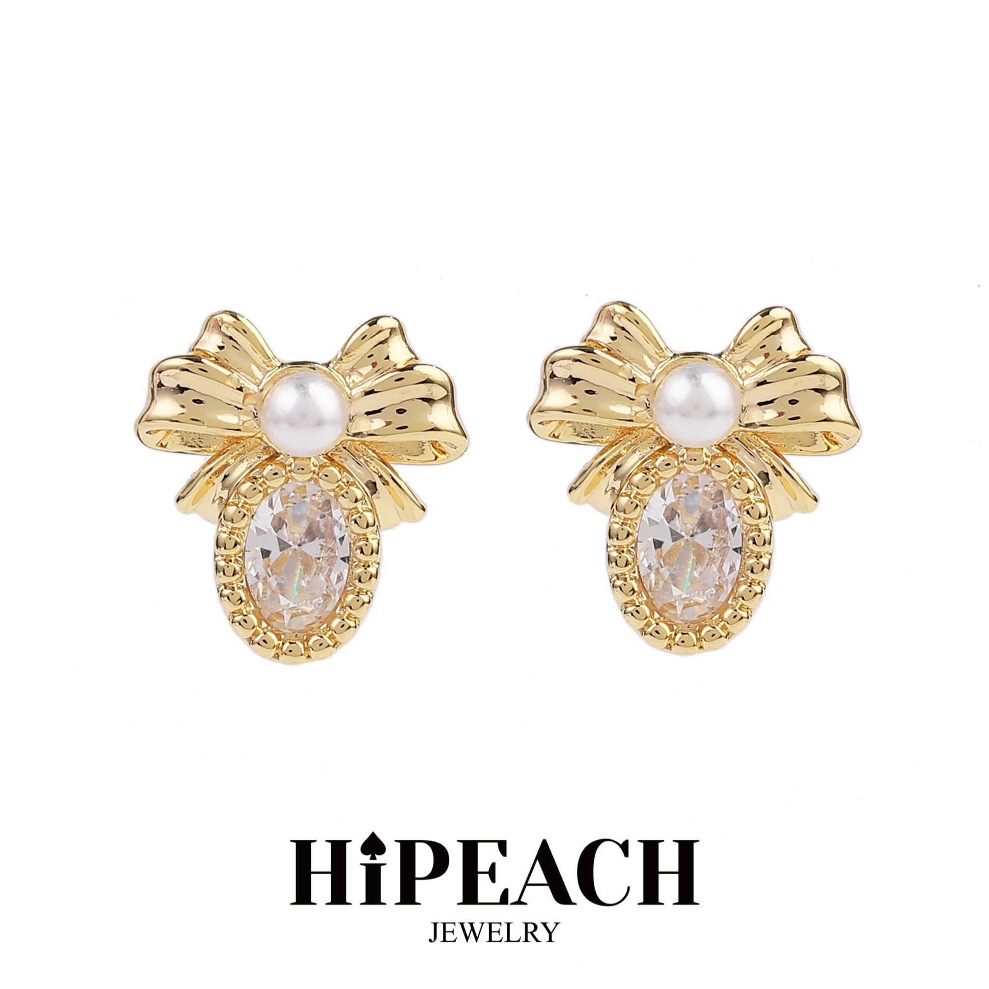 铜合金耳饰 ♠♠轻奢小众精致法式百搭耳环轻奢设计耳圈HTYFJJ008