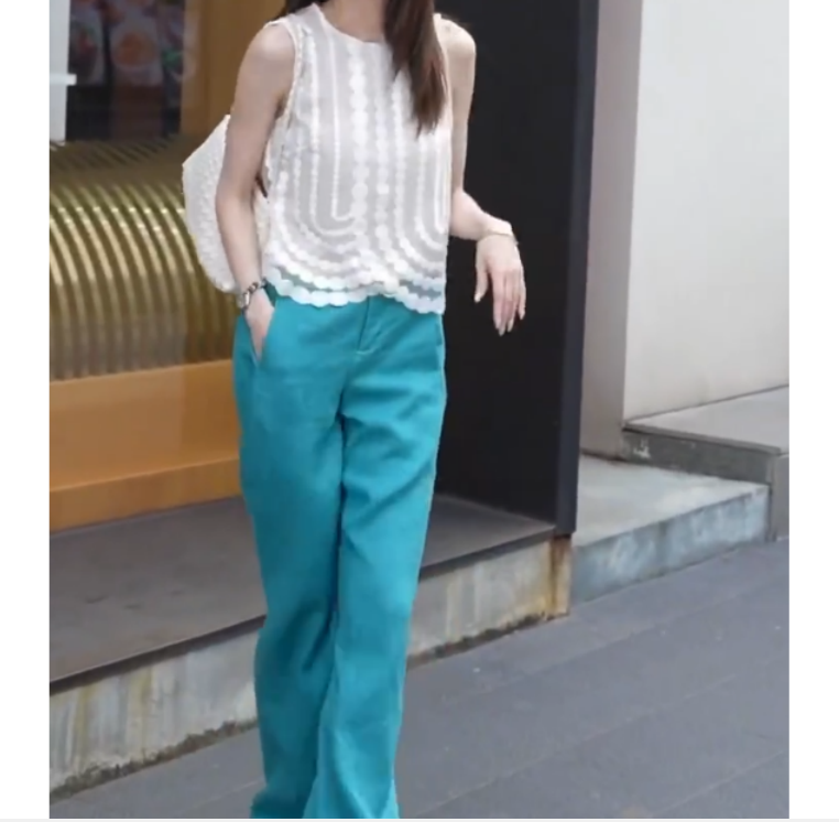 2024夏季新款女装网红时尚潮流韩版小众背心上衣裤子女潮AB