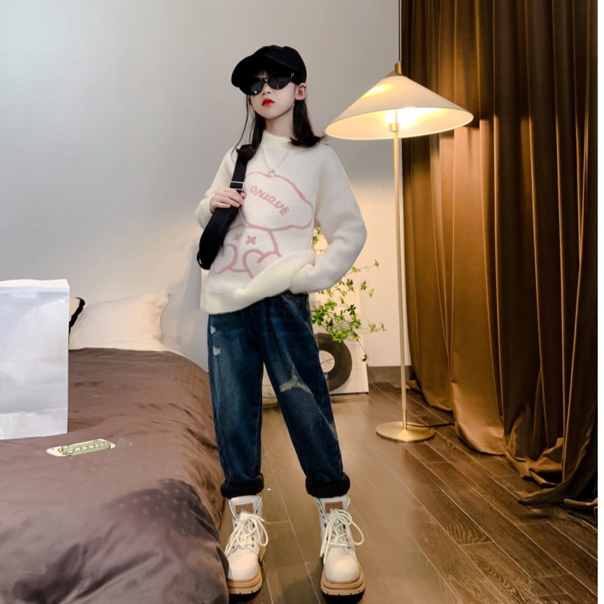 A1-1213唯女童秋冬毛衣(SY0489)