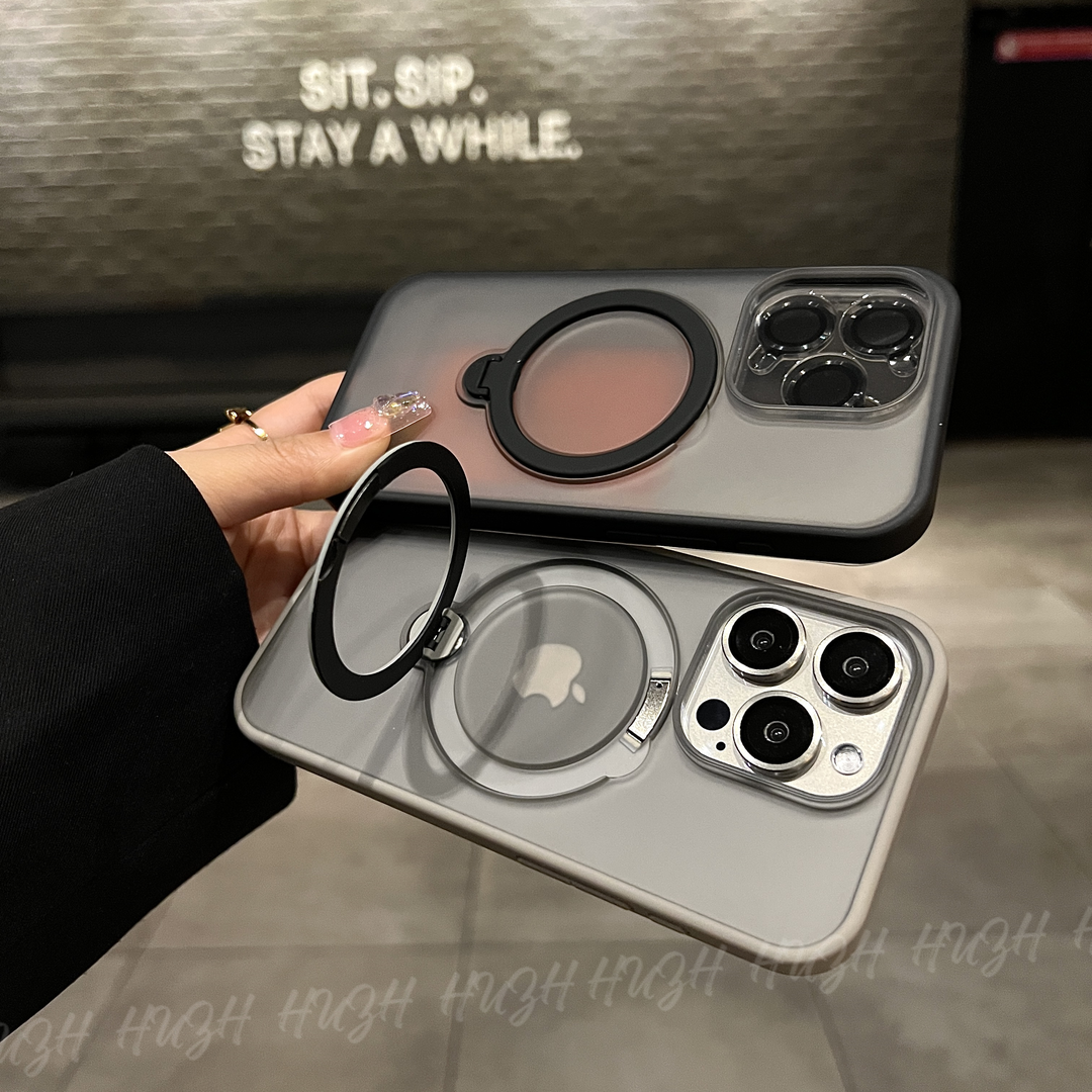 支点旋转支架适用苹果15pro磁吸简约百搭iPhone15/14promax手机壳
