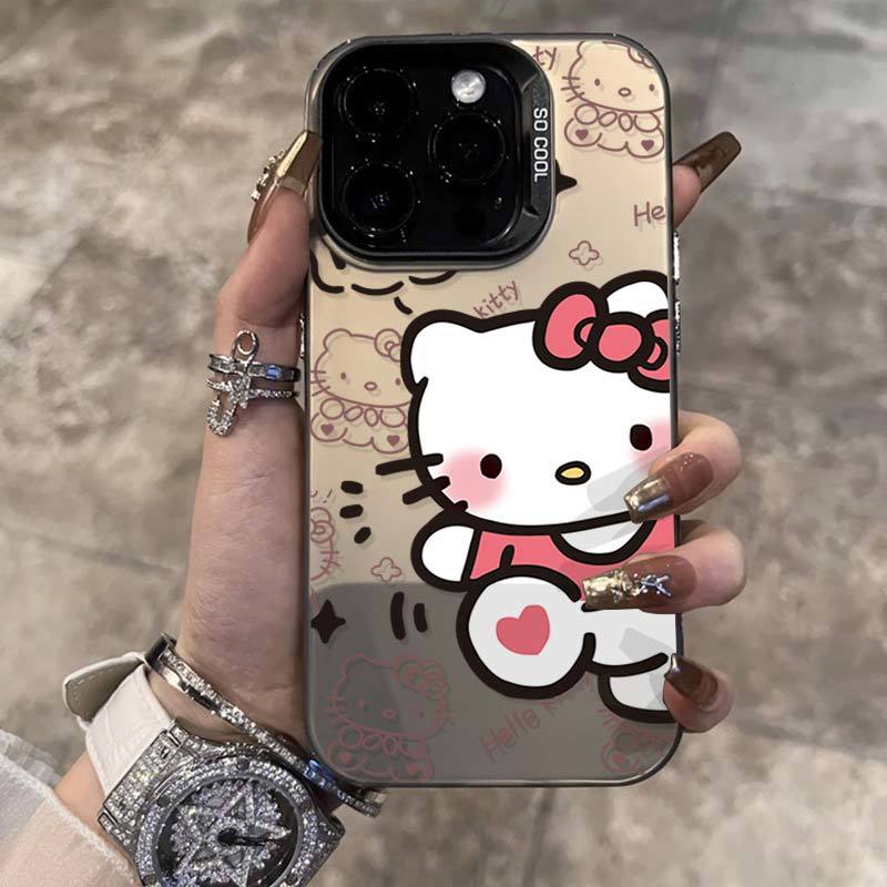 凯蒂猫适用iPhone15苹果14手机壳12promax文字13简约11小众xr高级
