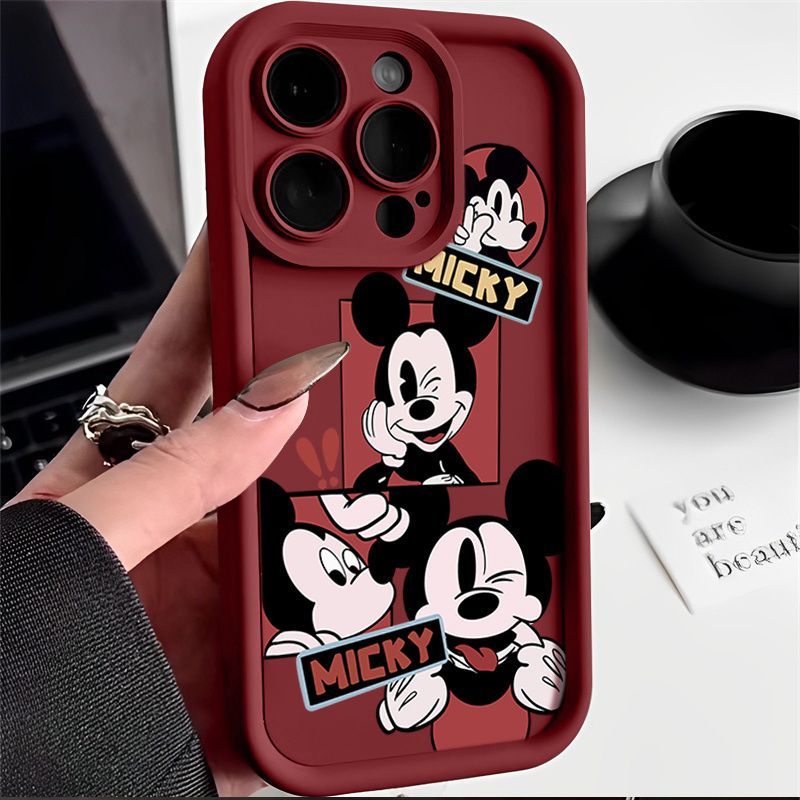 卡通米老鼠苹果13手机壳iPhone14中国风15全包11防摔12promax软78