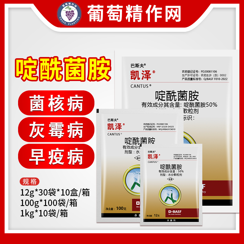 凯泽 啶酰菌胺葡萄草莓灰霉病油菜菌核病农药杀菌剂