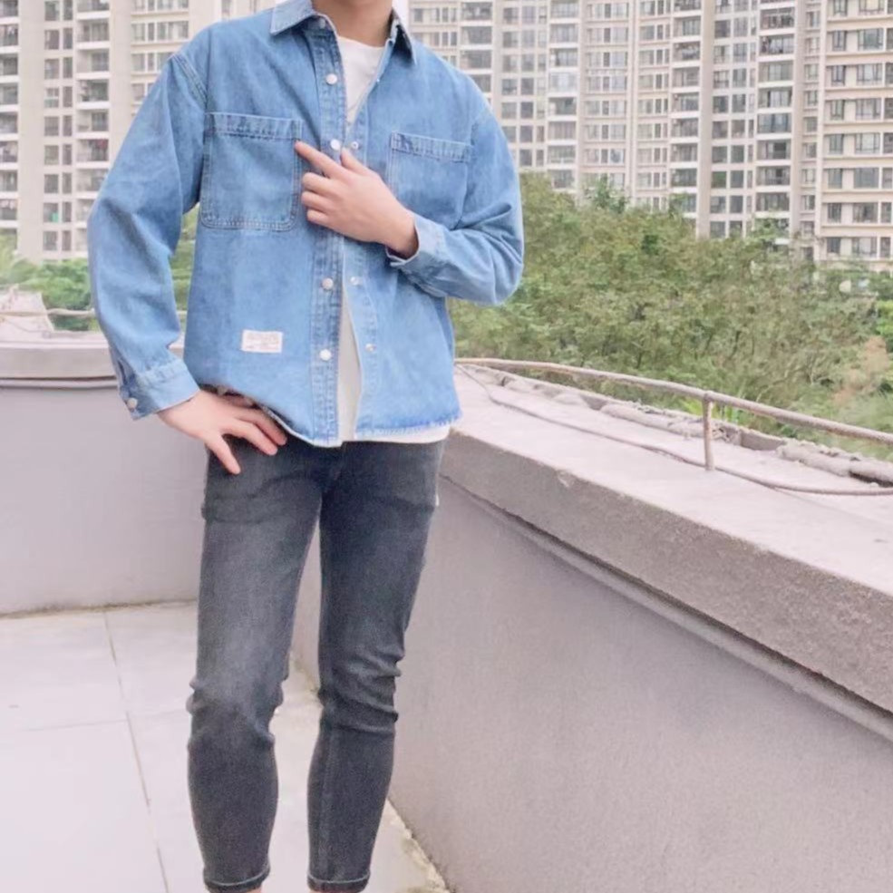 简爱男装 潮款修身牛仔裤2805