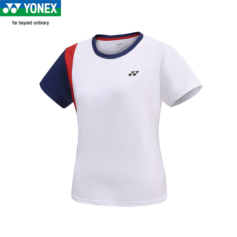 YONEX/尤尼克斯羽毛球服男女款速干吸汗透气比赛服T恤上衣215073