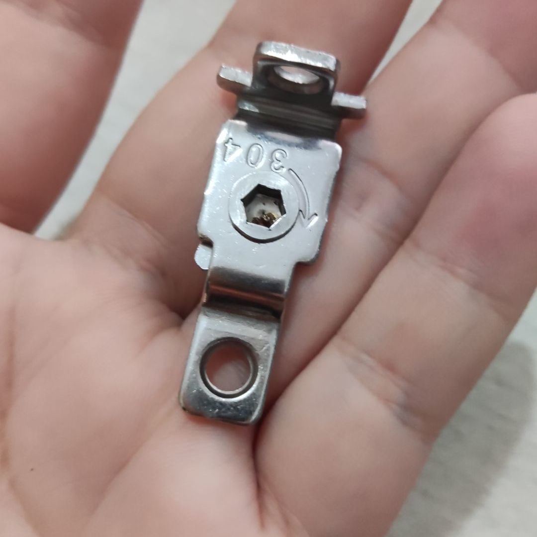 不锈钢角码中挺件连接片L型直角断桥铝合金平开门窗90度角码7字件