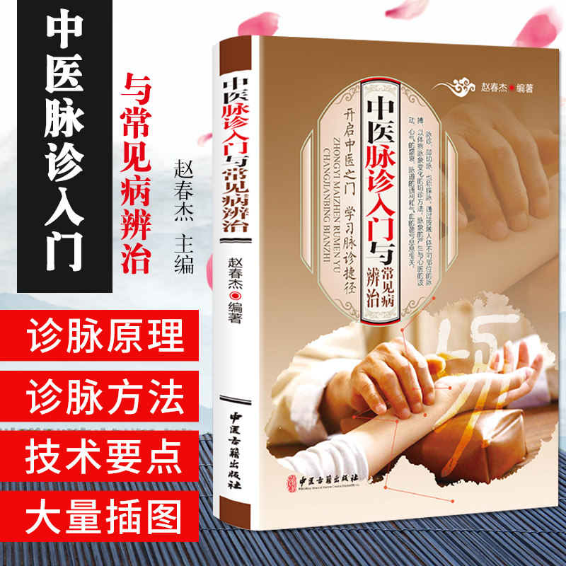 中医脉诊入门与常见病辨治 中医诊脉书 把脉自学 中医把脉养生保