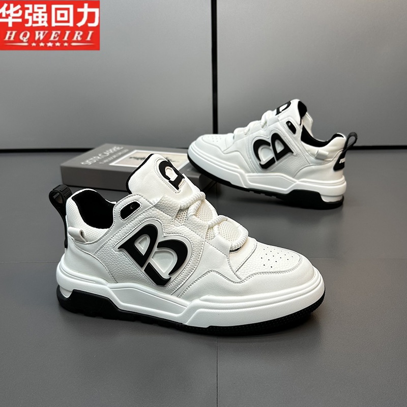 2023秋季新款小白鞋男休闲百搭软底潮鞋男士韩版低