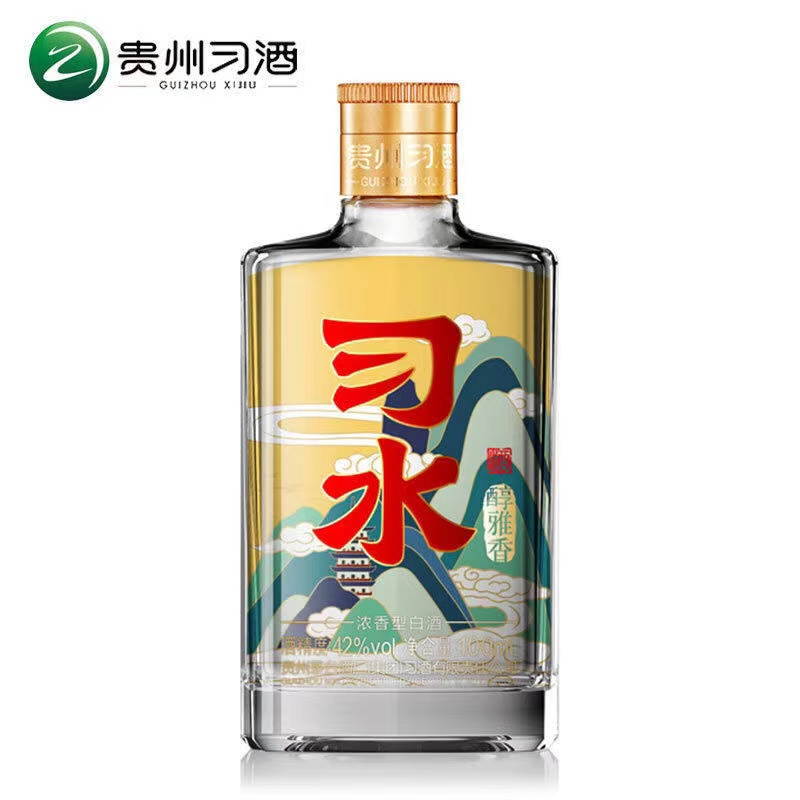 贵州习水42度浓香型白酒100m每瓶42度100ml