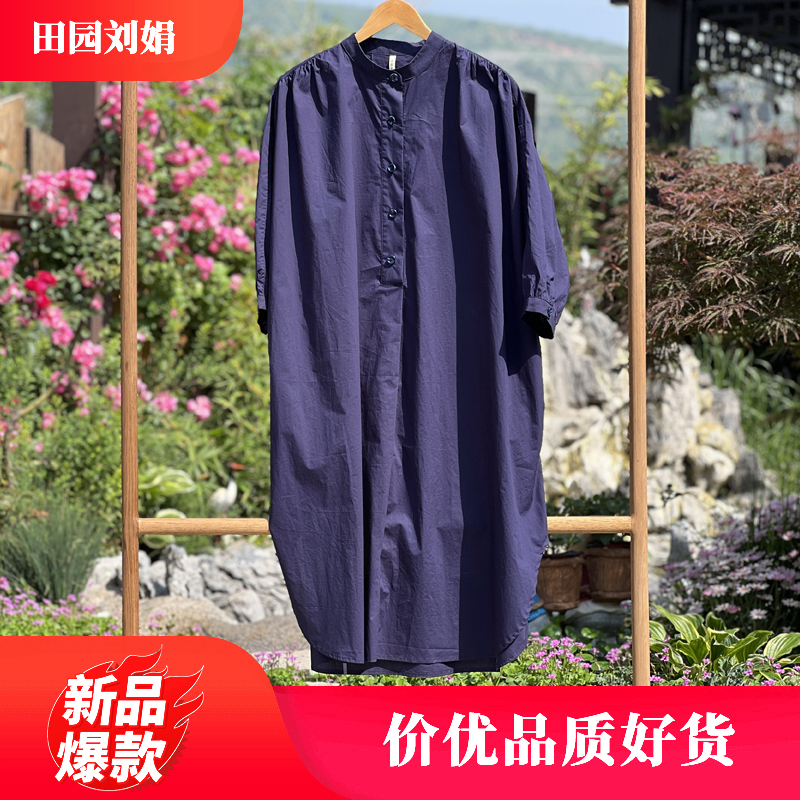 【田园刘娟-服装】春夏款不规则透气时尚衬衫裙-202260085