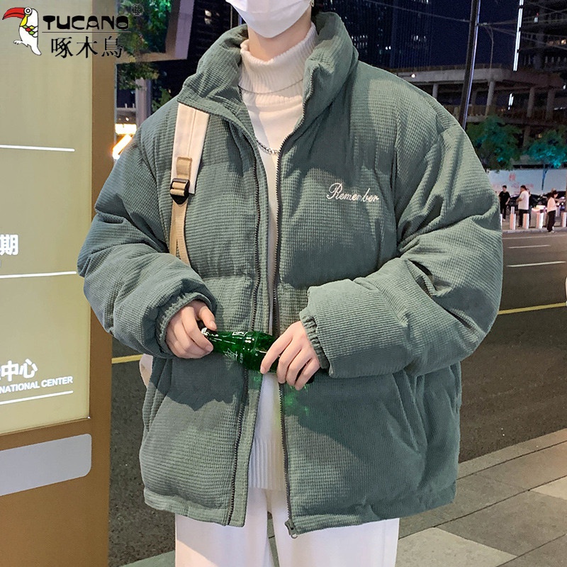 TUCANO/啄木鸟立领棉衣外套男士秋冬季新款港风潮牌男生棉服棉袄