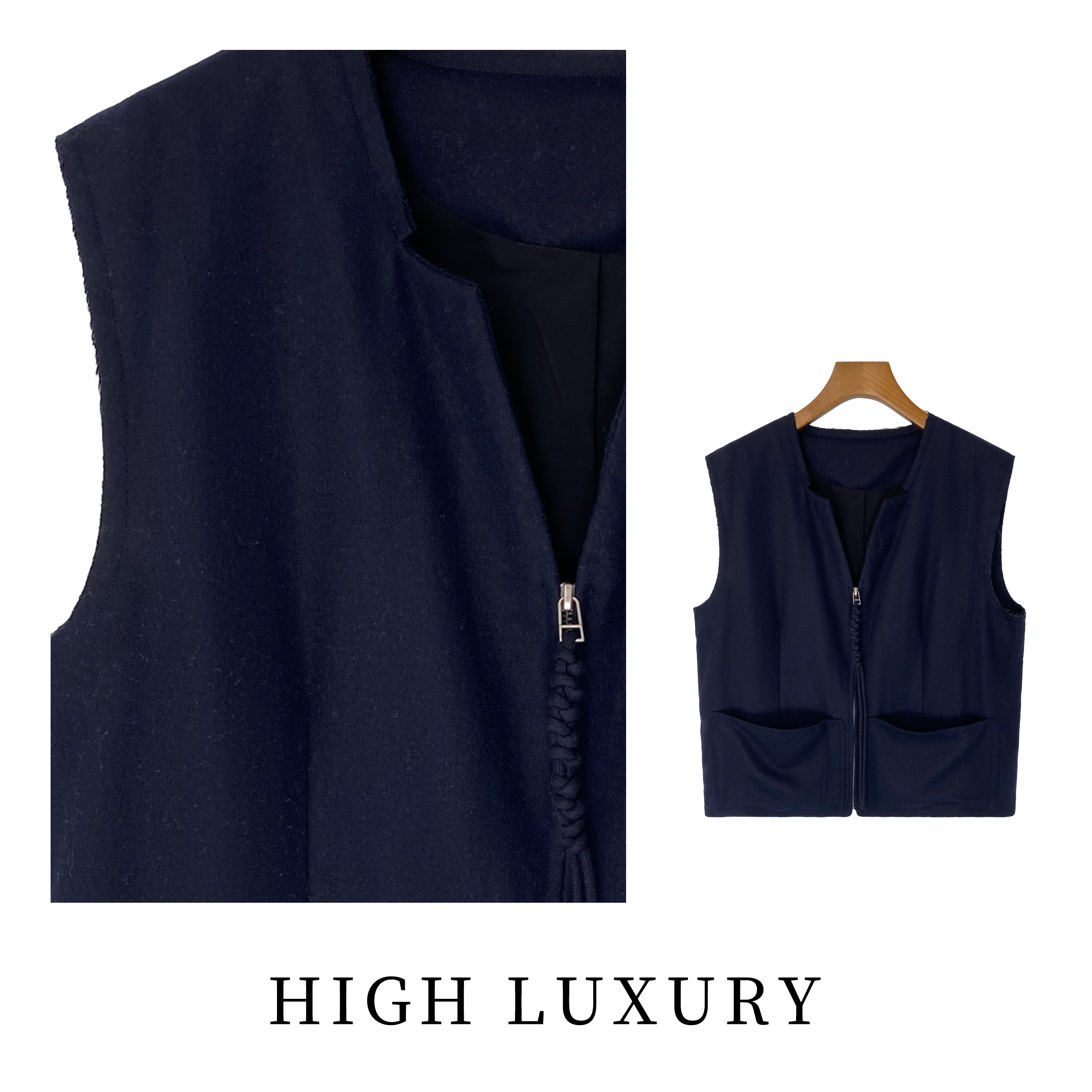 新中式精纺羊毛定制外单品牌订单外套（231180）