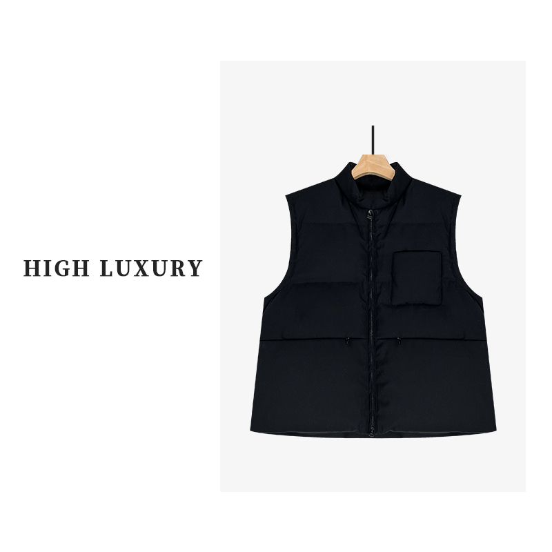 三花白鹅绒马甲（231211）2363