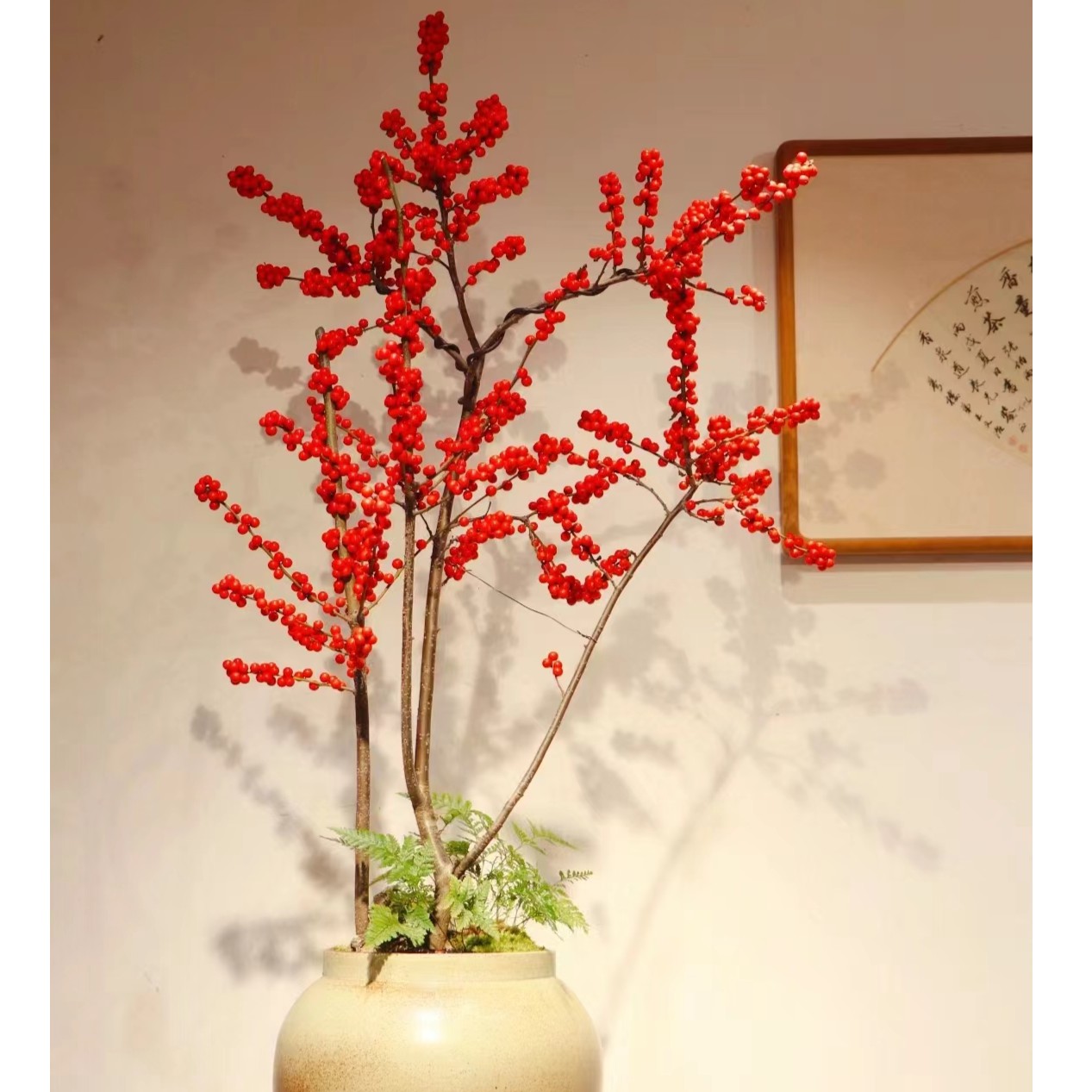 【优花甄选】【北美冬青盆栽】（会有掉果介意勿拍）年宵花花材【满三仓】
