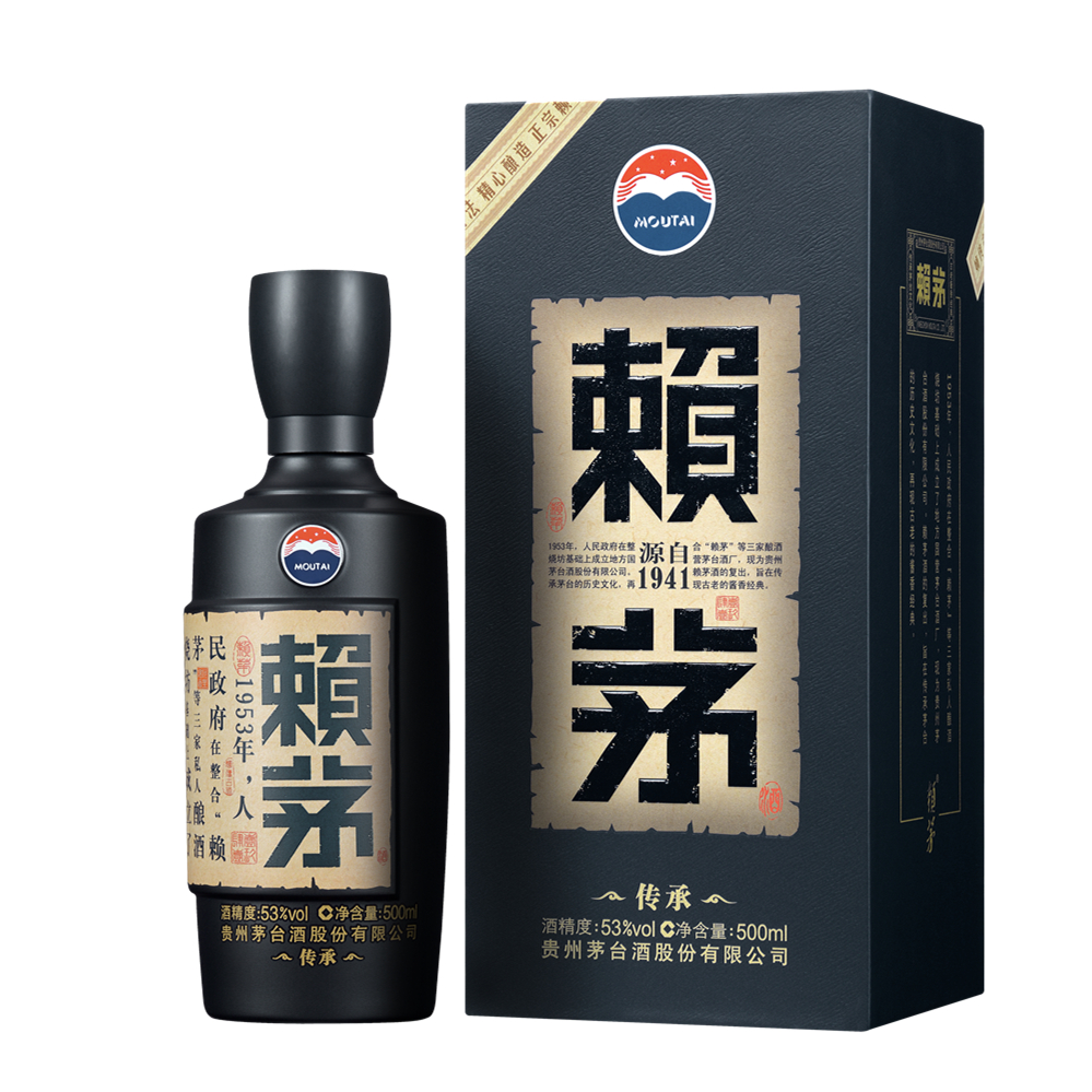 MOUTAI/茅台53°赖茅酒(传承蓝)500ML(单瓶 非原箱)53度500ML