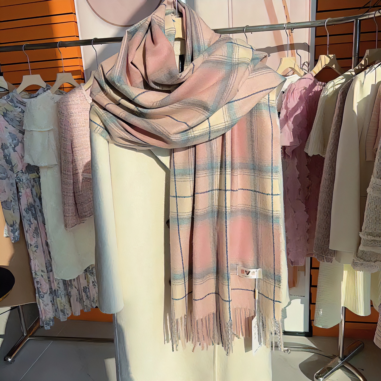 秋冬韩版百搭围巾23113005