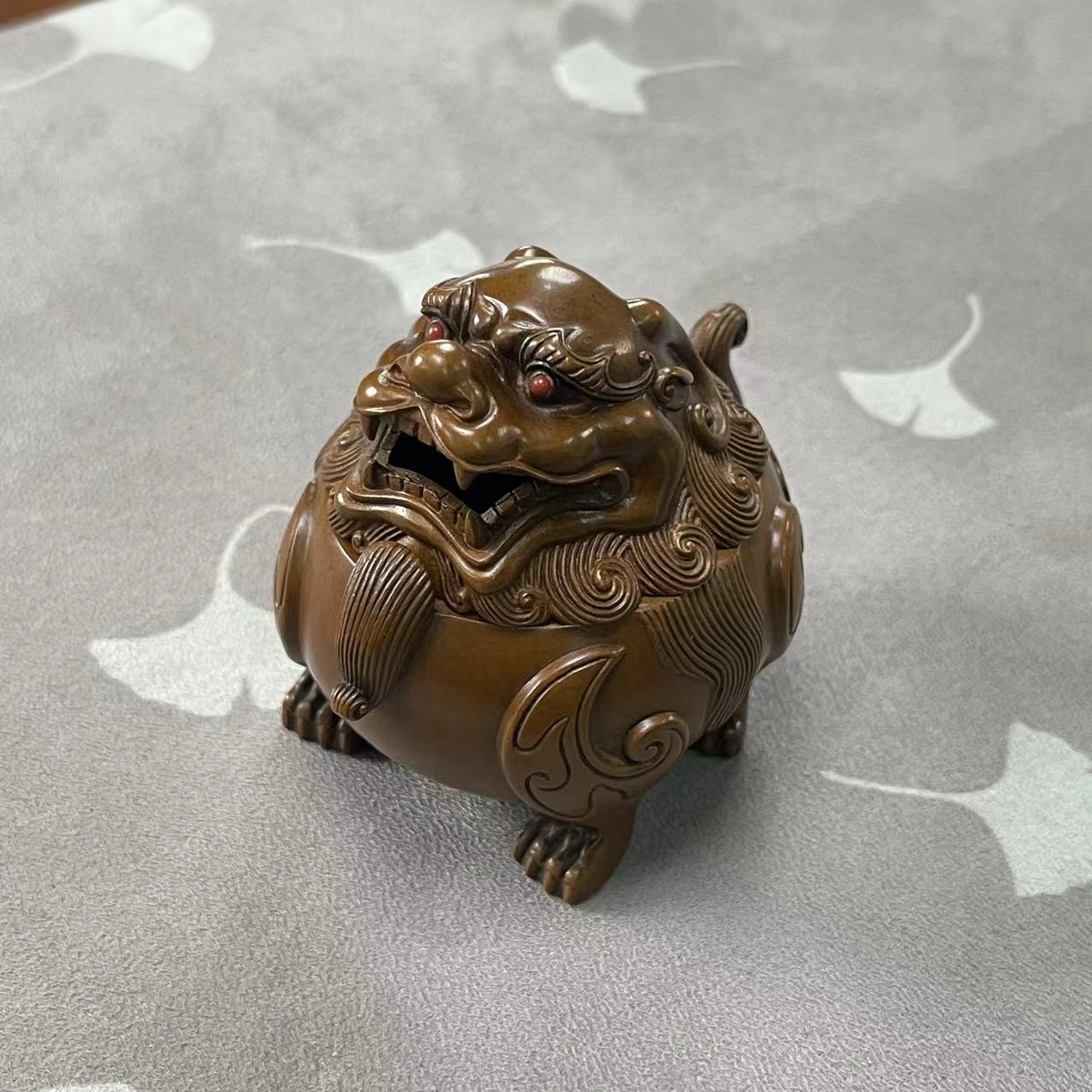 铜 香炉 香插 貔貅 狮子WCCTXC048