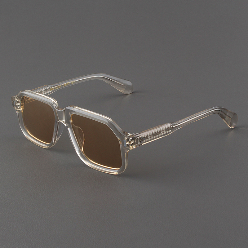 MOSCOT LEMTOSH太阳镜男款板材粗厚透黄方框眼镜复古茶色墨镜女潮