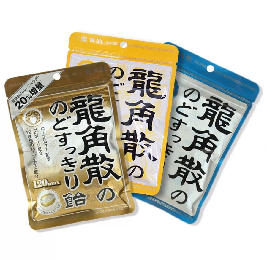 日本原装龙角散润喉糖进口换季清凉糖护嗓咽喉疼痛主播老师硬糖果