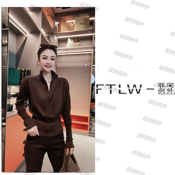 【FTLW】-显瘦气质长袖时尚休闲百搭修身秋季羊毛衫-1038