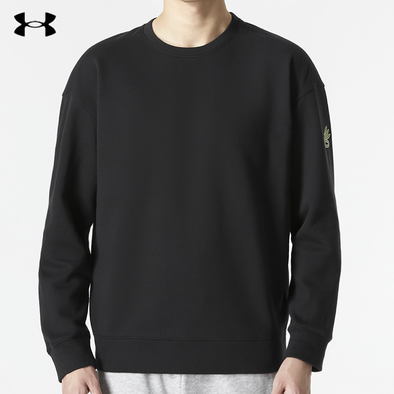 【秋冬特惠】安德玛/UA男士库里Curry男子圆领运动衣长袖T恤1374300