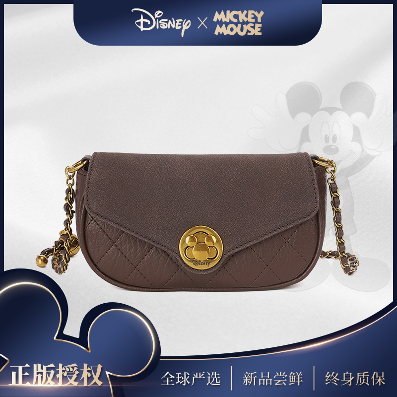 DSN正品品牌新款包包美拉德菱格链条小包包DIS88001