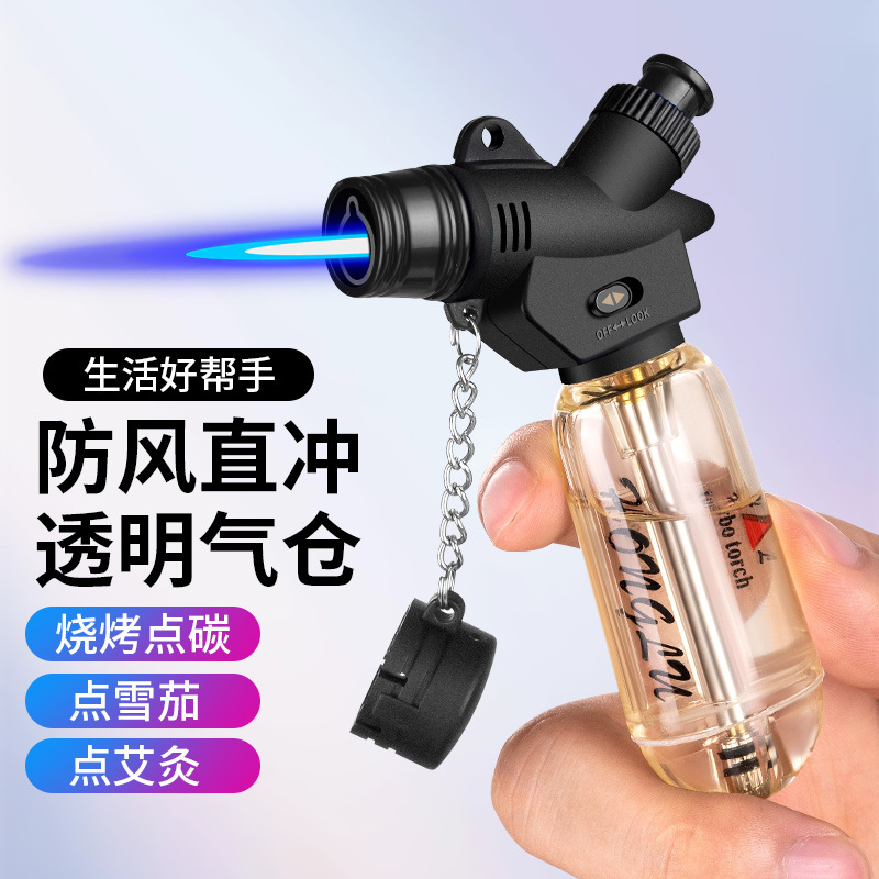 MF个性创意焊枪喷枪户外工具打火机高档直冲喷灯烧烤耐用厨房用