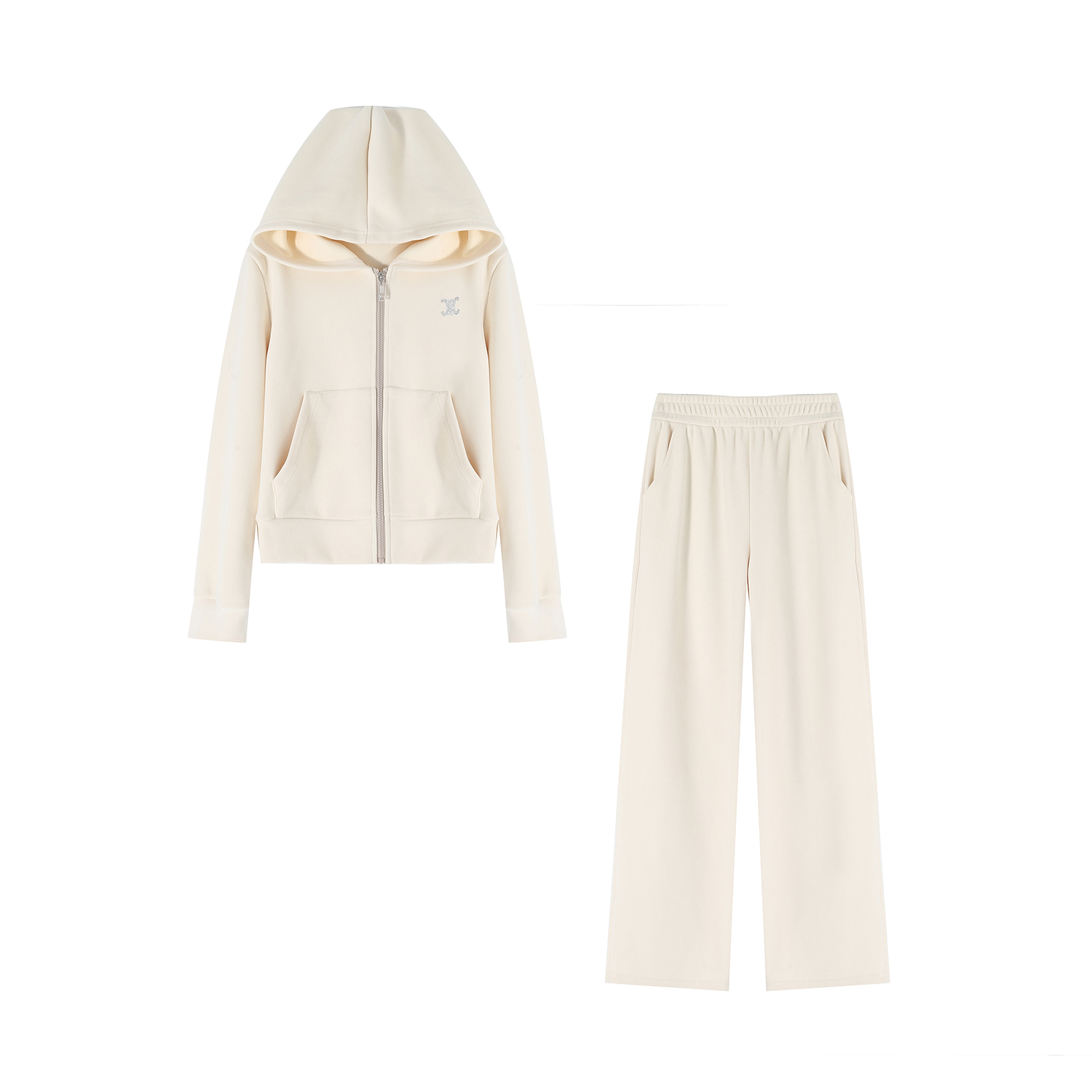 天使绒秋冬新款女装现货秒发休闲运动套装天鹅绒+运费险