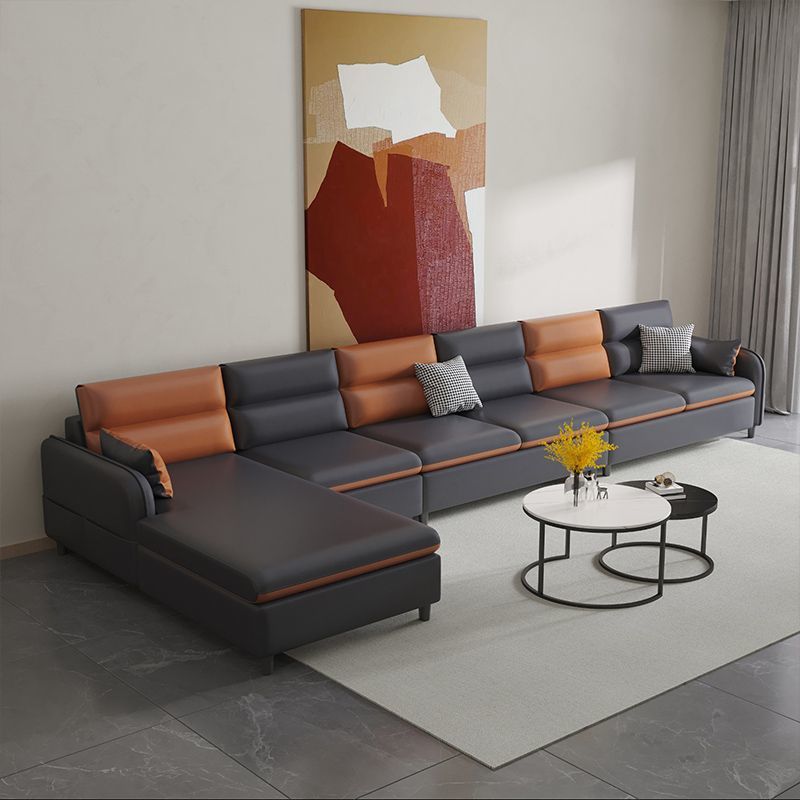 意式沙发小户型轻奢猫抓皮现代简约客厅北欧简易布艺网红组合套装