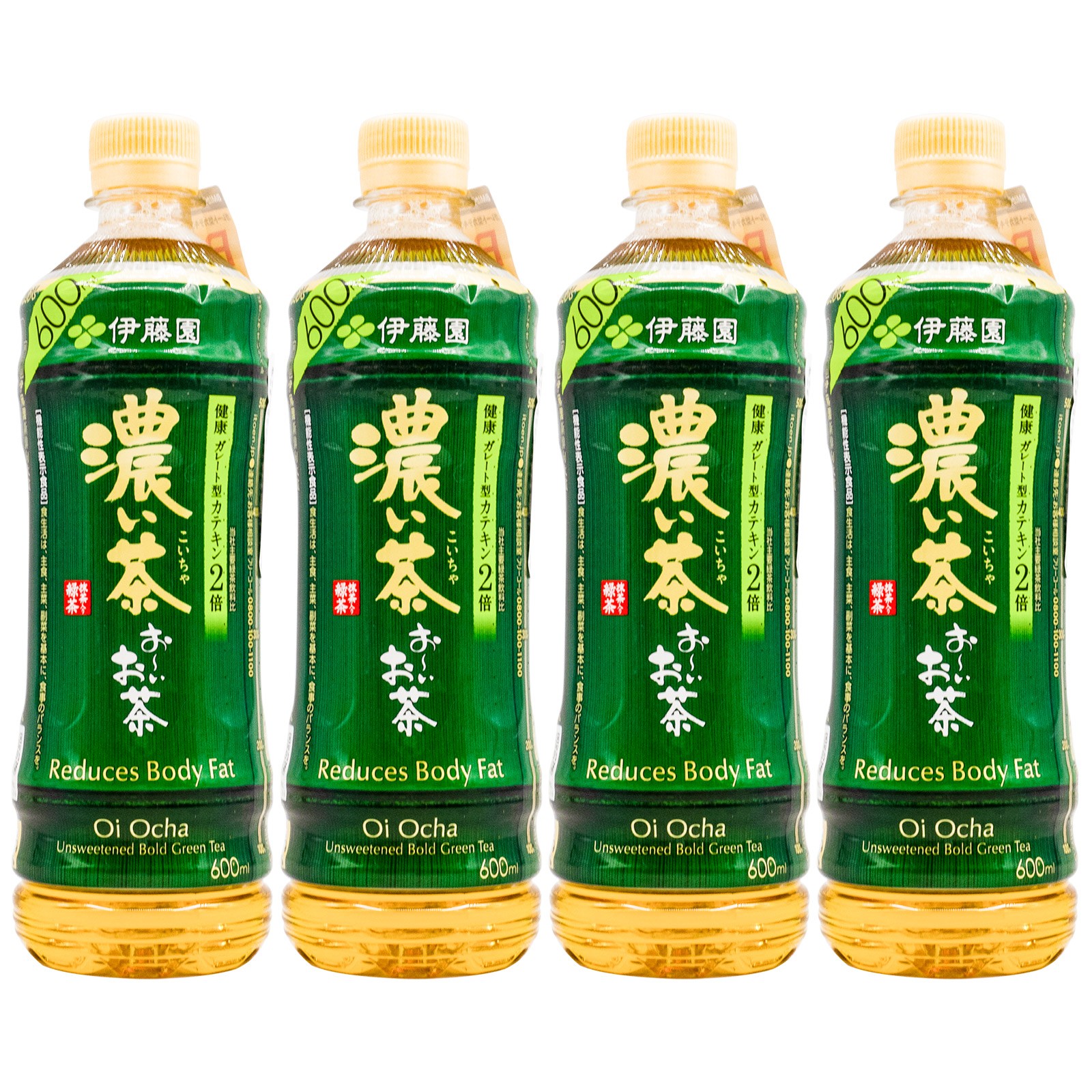现货日本进口ITOEN伊藤园浓郁绿茶解腻0脂健康经典日式饮料600ml