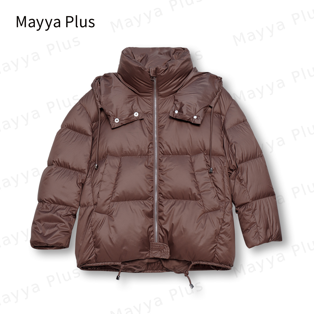 【暮雪】Mayya Plus时尚新品气质显瘦轻奢轻暖感羽绒服32348008
