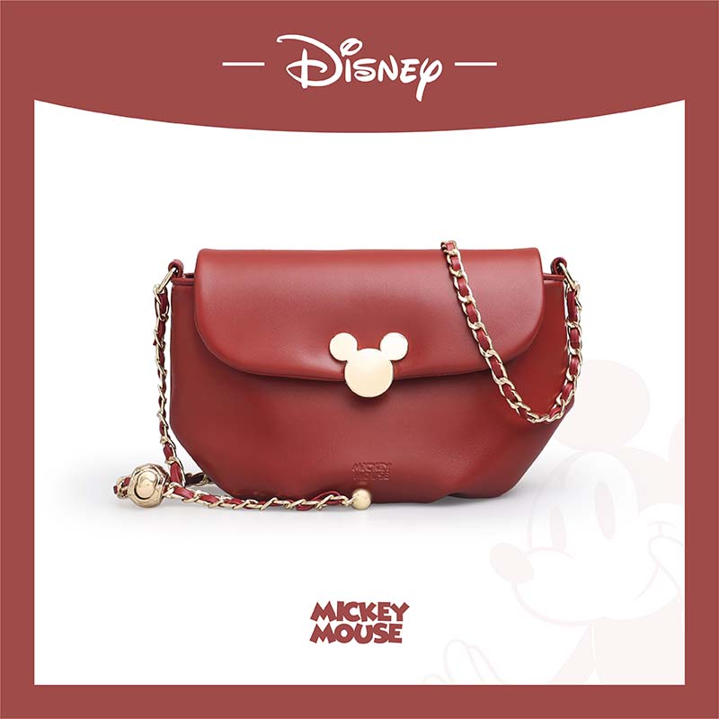 Disney/迪士尼米奇云朵包百搭斜跨单肩包轻奢小包