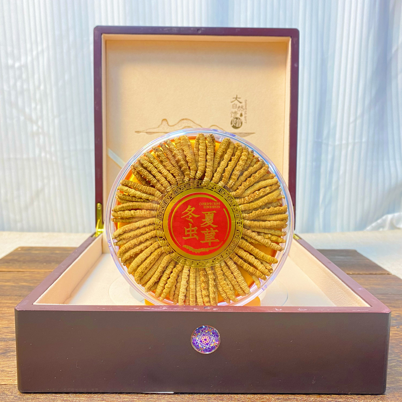 【小胖虫草专属】冬虫夏草100根中大草装虫草礼盒正品高海拔虫草