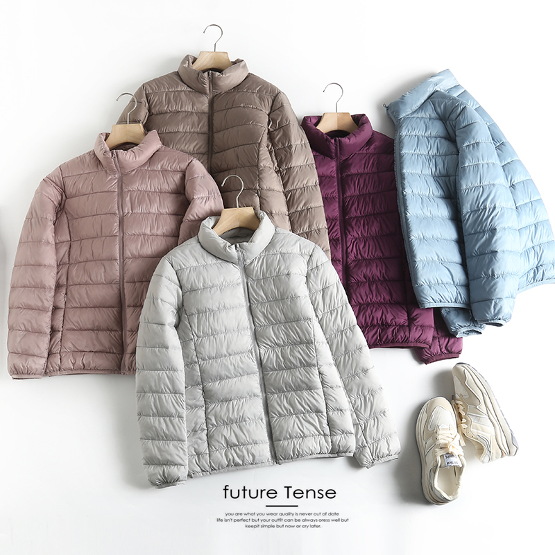 门店379！轻盈保暖！篷松立体修身不臃肿棉衣外套 W0490 女装 C90