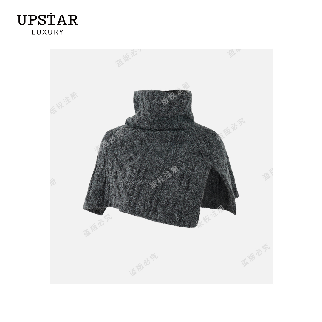 入榜双十一【麻花披肩】秋冬季外搭针织护颈围脖披肩女LF3JJ001