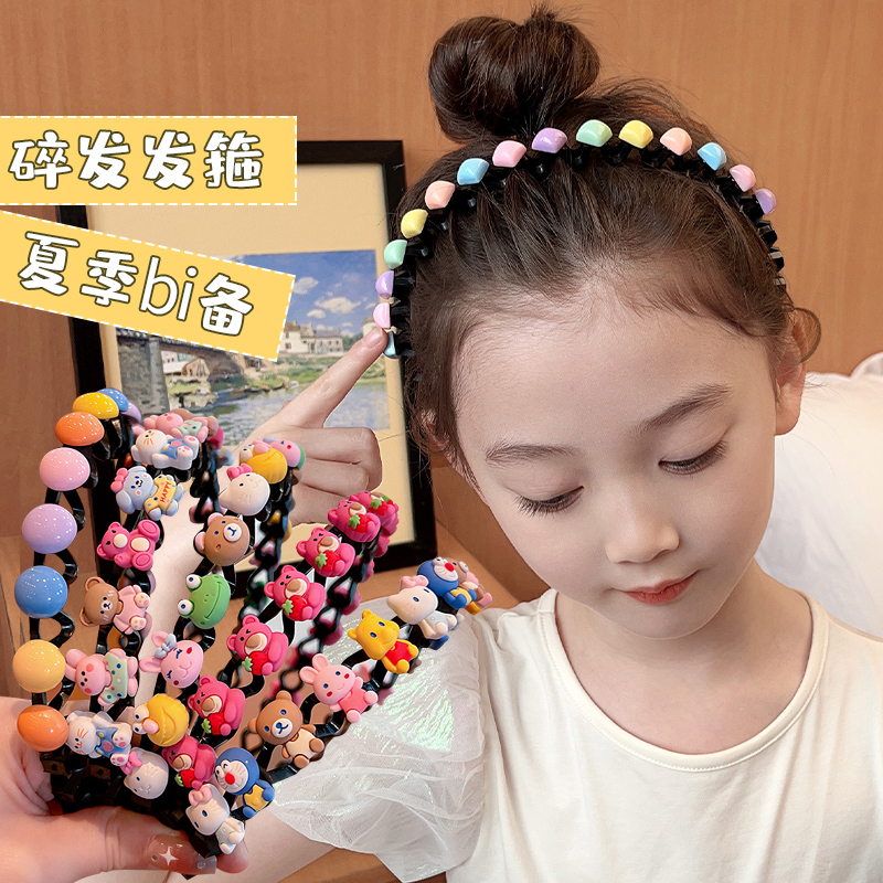 3-6岁幼儿发箍女童头箍儿童碎发整理小女孩压发发卡宝宝发夹发饰