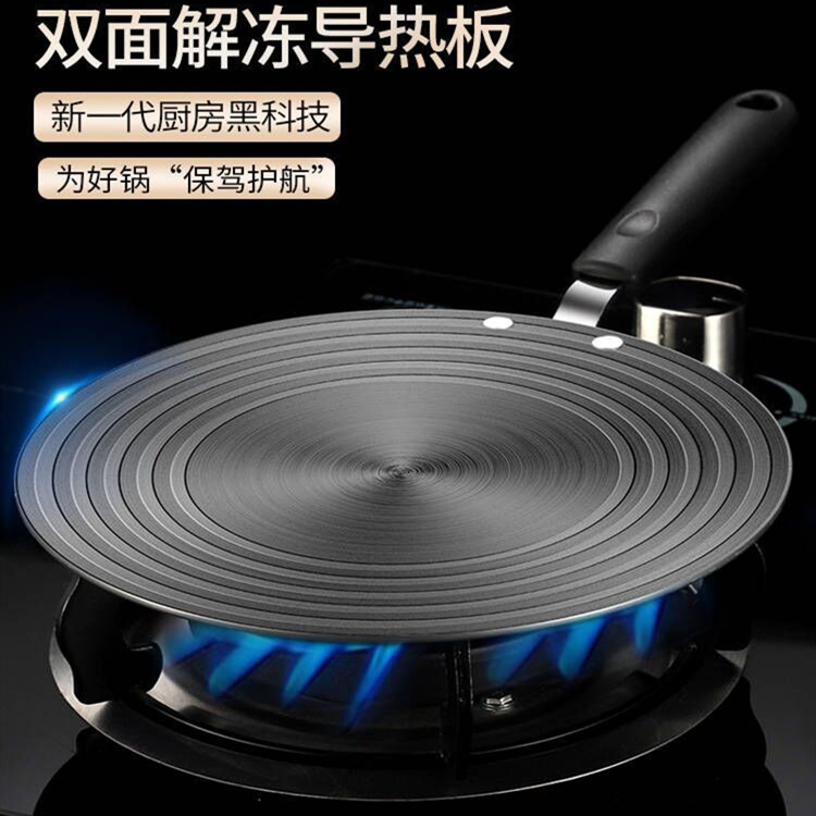 厨房导热板煤气燃气灶锅底防烧黑加热板护锅垫解冻电磁炉隔热板