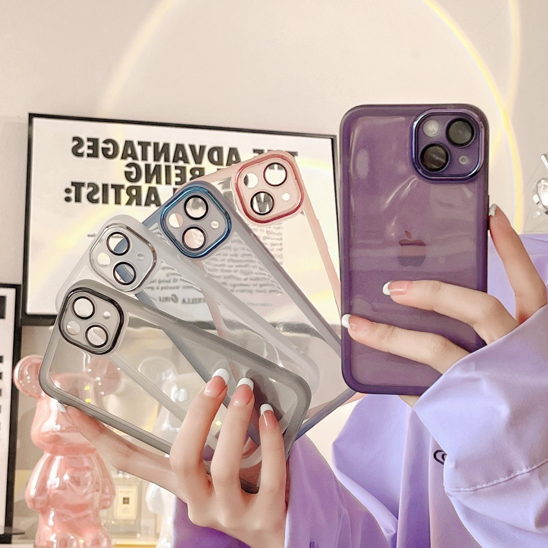 【苹果/华为/vivo/oppo】防摔简约透明男女新款全包手机壳