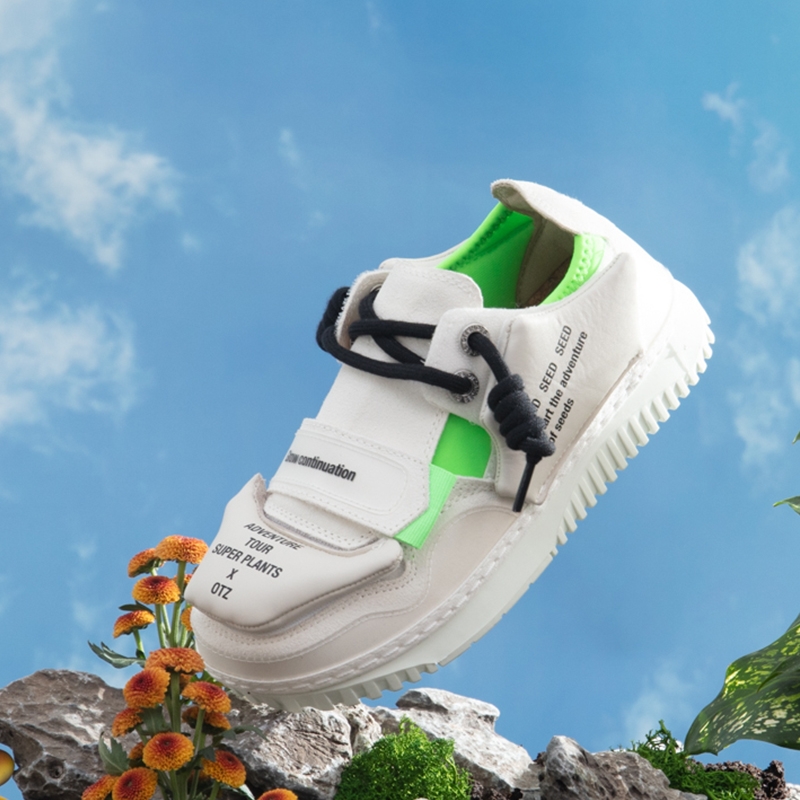OTZshoes丑萌鞋植物联名款可拆卸鞋面O22211202低帮软底防滑百搭