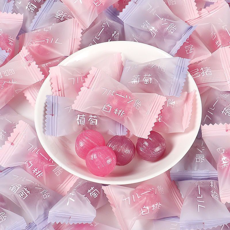 日系白桃味糖果高颜值ins水果硬糖送人喜糖果网红混合小零食20克