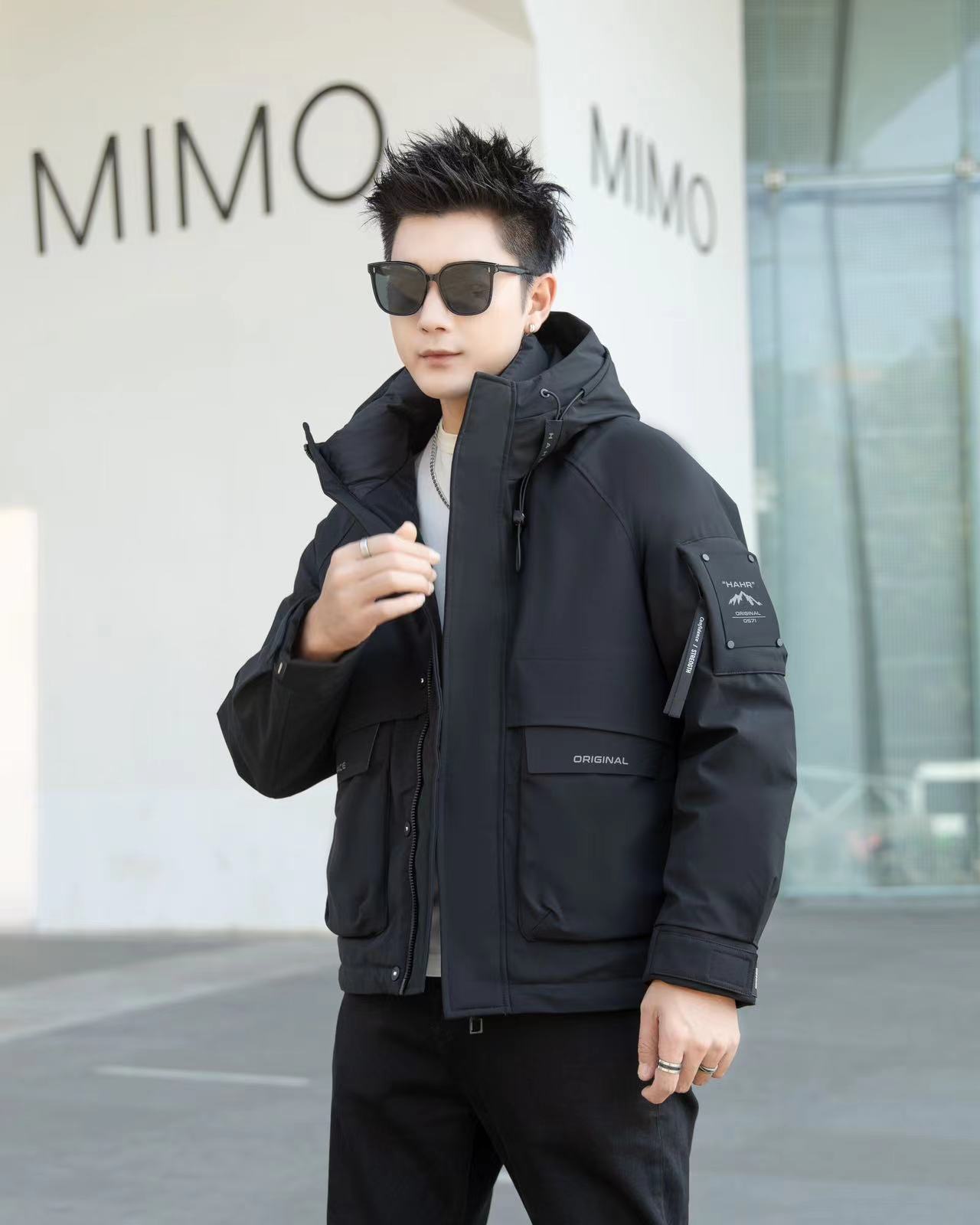 【麦炫严选】90绒！23年冬男欧货轻奢冲锋衣工装户外简约羽绒服UP45